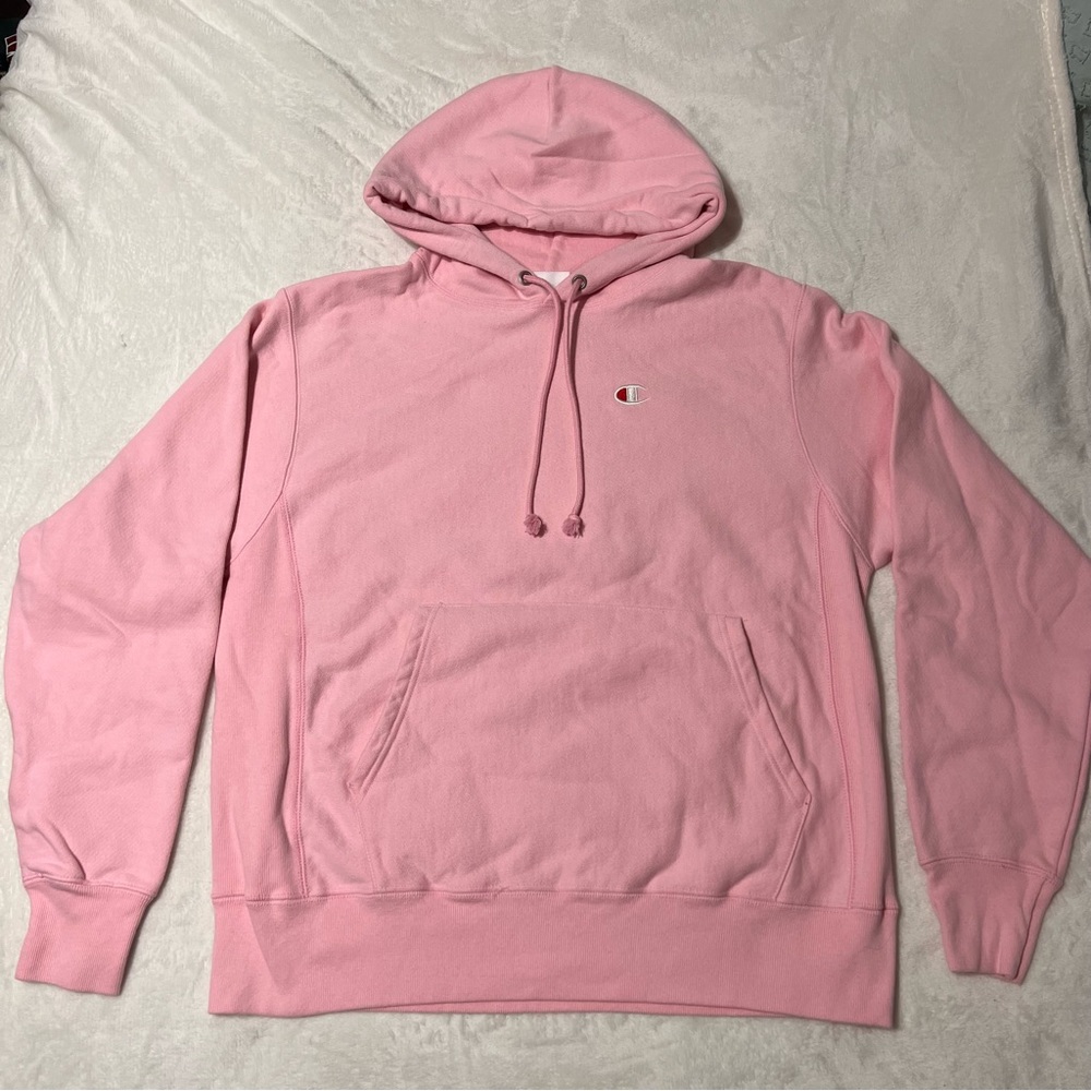 Pink Champion hoodie, great condition, size M